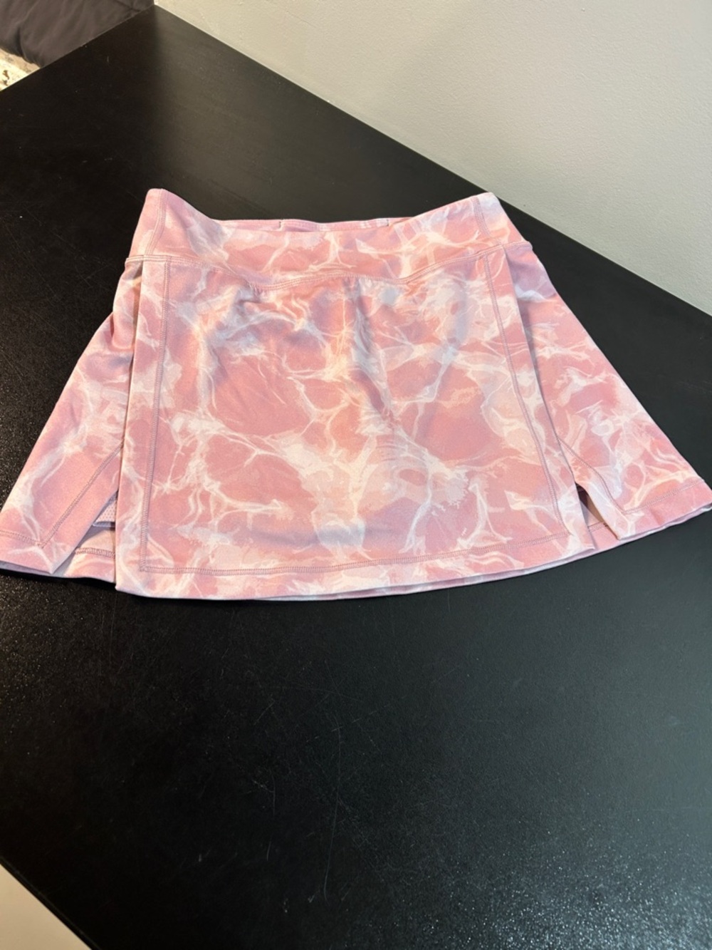 Athleta Pink Marble-Print Girls' Skort